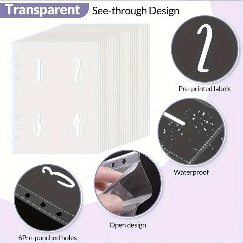 100-Day $5050 Money Saving Challenge Coin Envelope Budget Storage Book - Develop Good Savings Habit, Made of Durable Plastic Material