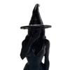 3 Pcs Witch Figurine, 3D Printed Hear See Speak No Evil Witch Statue, Gothic Tabletop Ornament for Halloween Desktop Bookshelf Home Decor