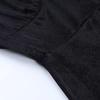 Grunge Goth Gothic Black Mini Dress Lace Trim High Waist Bodycon Women Vintage Punk Lolita Cloth