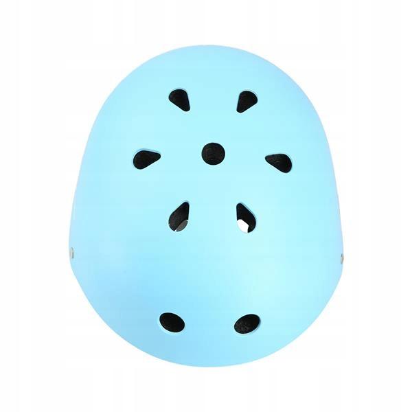 Niebieski Kask Na Rower Ochronny Mocna Skorupa Wentylowany Rozmiar L 58-61