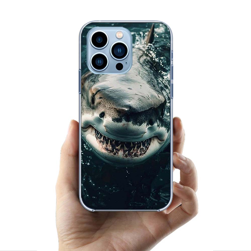 The Mouth of the Deep Sea Evil Shark Cases Phone Case For Iphone 17E 16E 17 Air 16 Pro Max 15 Pro 14 Plus 11 13 12 Mini Cover Ca