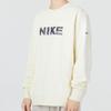 Nike Sweat-shirt ras du cou standard pour hommes Tops Blanc lait FB1831-113