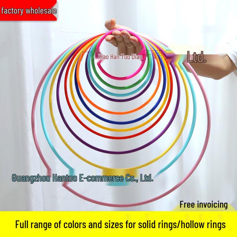 

Thickened Plastic Rings for Children s Ring Toss Game - Solid & Hollow Inner Diameter 4cm Solid