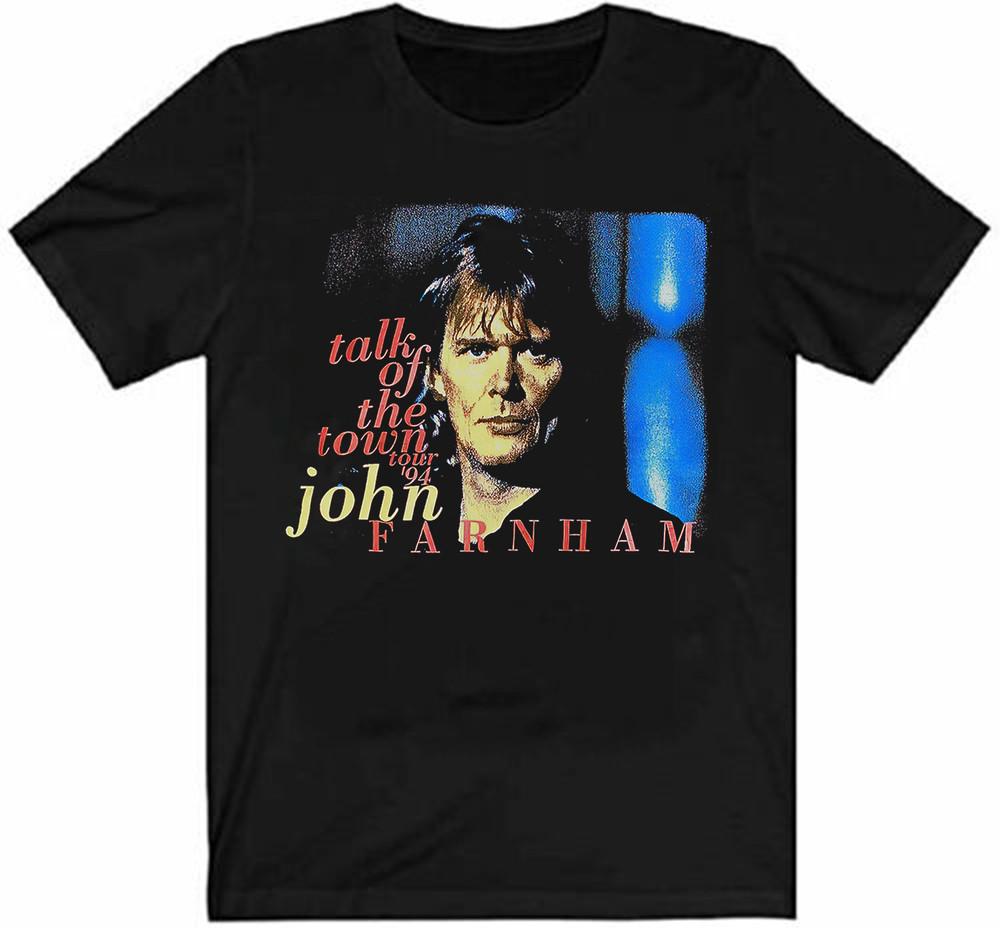 

The Talk of The Town Tour 90s John Farnham Shirt Black Unisex S-5XL LI918 Unisex T-Shirt L