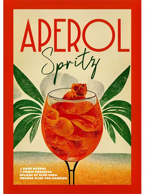 Cartoon Fruit Juice Mojito Aperol Spritz Posters and Print Sangria Drink Negroni Canvas Painting Club Bar Shop Home Decoration No Frame