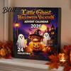 Saisonale Wanddekorationen mit Raum 24-Tage-Kalender 2026 Halloween Adventsüberraschung Countdown Zubehör Acryl