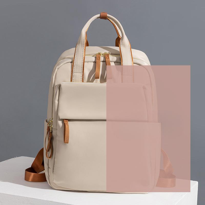 Spring and Summer Simple and Versatile Oxford Cloth Leisure Travel Bag Korean Style Backpack for Women