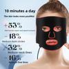 New Colorful LED Phototherapy Black Gold Mask Household Facial Mask Skin Rejuvenation Whitening Oil Removal Neck Instrument Large Row Light