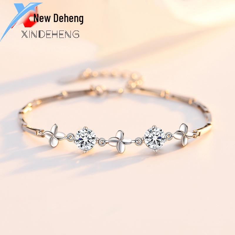 Collana Minimalista in Argento S925: Pendente a Croce Corona Piena di Diamanti per Donna