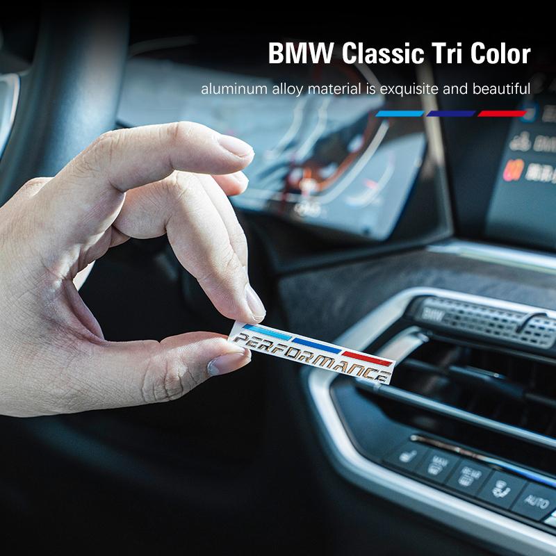 Car Stickers Install Freely Metal Decal For BMW E46 E90 E60 F30 F10 E39 E36 F20 G20 G30 E92 E87 E91 X5 E70 F11 E30 F31 X3 F25