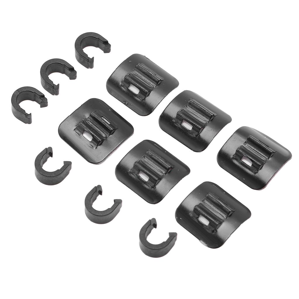 Stick On Cable Guides C Clips with Adhesive Seat for Bike Brake Derailleur Shift Cables