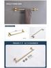 European Luxury Brass Bathroom Set: Knurled Towel Bar, Tissue Holder, Coat Hook, Toilet Brush, Soap Dispenser, Towel Ring.