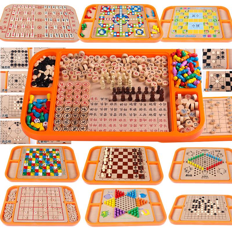 Mussels 25-in-1 Wooden Board Game Set
