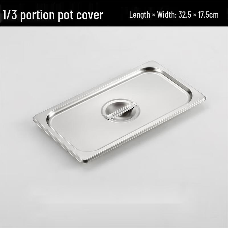 Zhan Ren Zhe 1.0mm Stainless Steel Gastronorm Pans & Lids 1/3