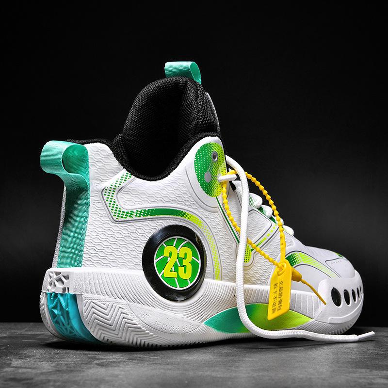 

Мужские дышащие нескользящие баскетбольные кроссовки - износостойкие и амортизирующие. 44