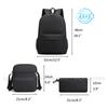 3pcs CR7 Backpacks Ronaldo Print Boys Girls School Bags Student Teenager Mochila Laptop Travel Rucksack Gift