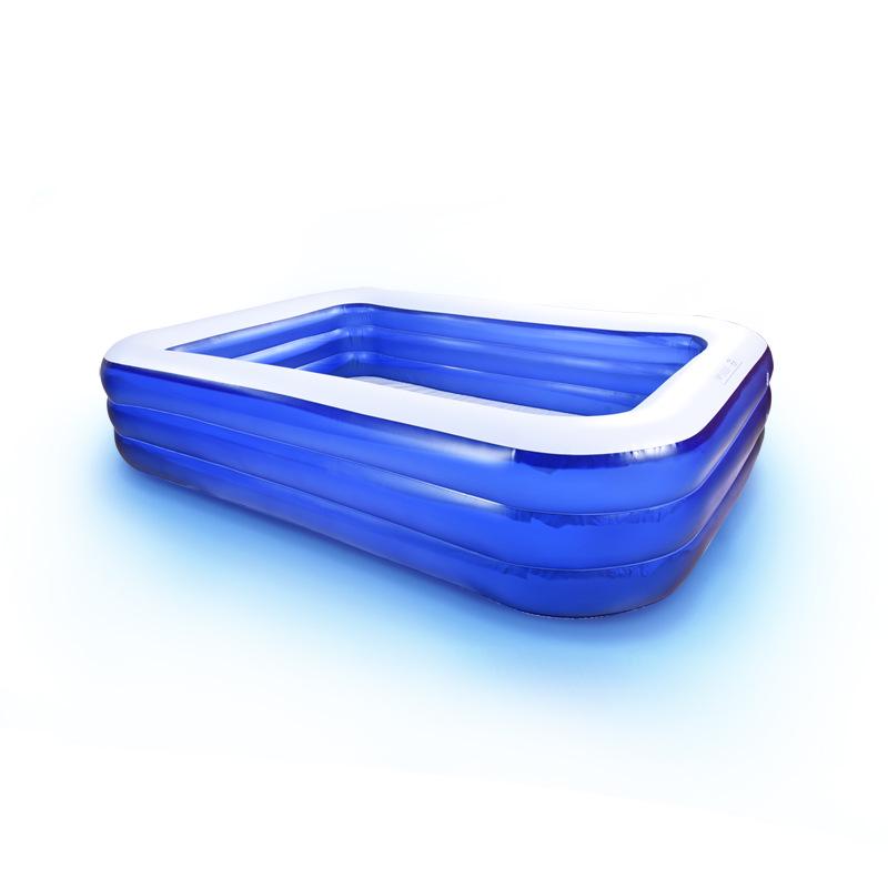 Large Foldable Inflatable Pool for Kids & Adults - Home & Outdoor Water Play