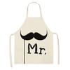 Love Couple Heart Shaped Parent-Child Apron Adult Sleeveless Kitchen Cleaning Home Chef Baking Waist Bian