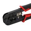 Herramienta de crimpado Ethernet Multifuncional Manual RJ11 RJ12 6P RJ45 8P Herramienta de Crimpado para Cables de Red y Teléfono