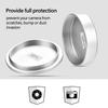 Metal Protective Body Front & Rear Lens Cap Cover for M39 Screw Mount Camera Lenses(Silver)