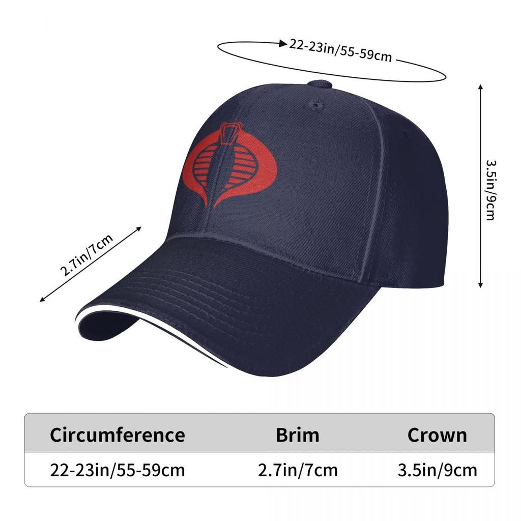Cobra Gi Joe Logo Cap Baseball Cap New In the Hat Sun Hat for Children Men's Hat Luxury Women's