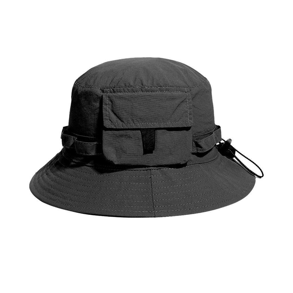 Banseupeullai Supijen Loose Bucket Boonie Hat Black