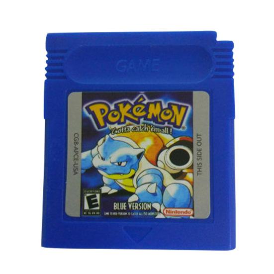 Картридж с игровыми картами, игра Pokemon GBC для консоли Nintendo Boy, цветная версия синий