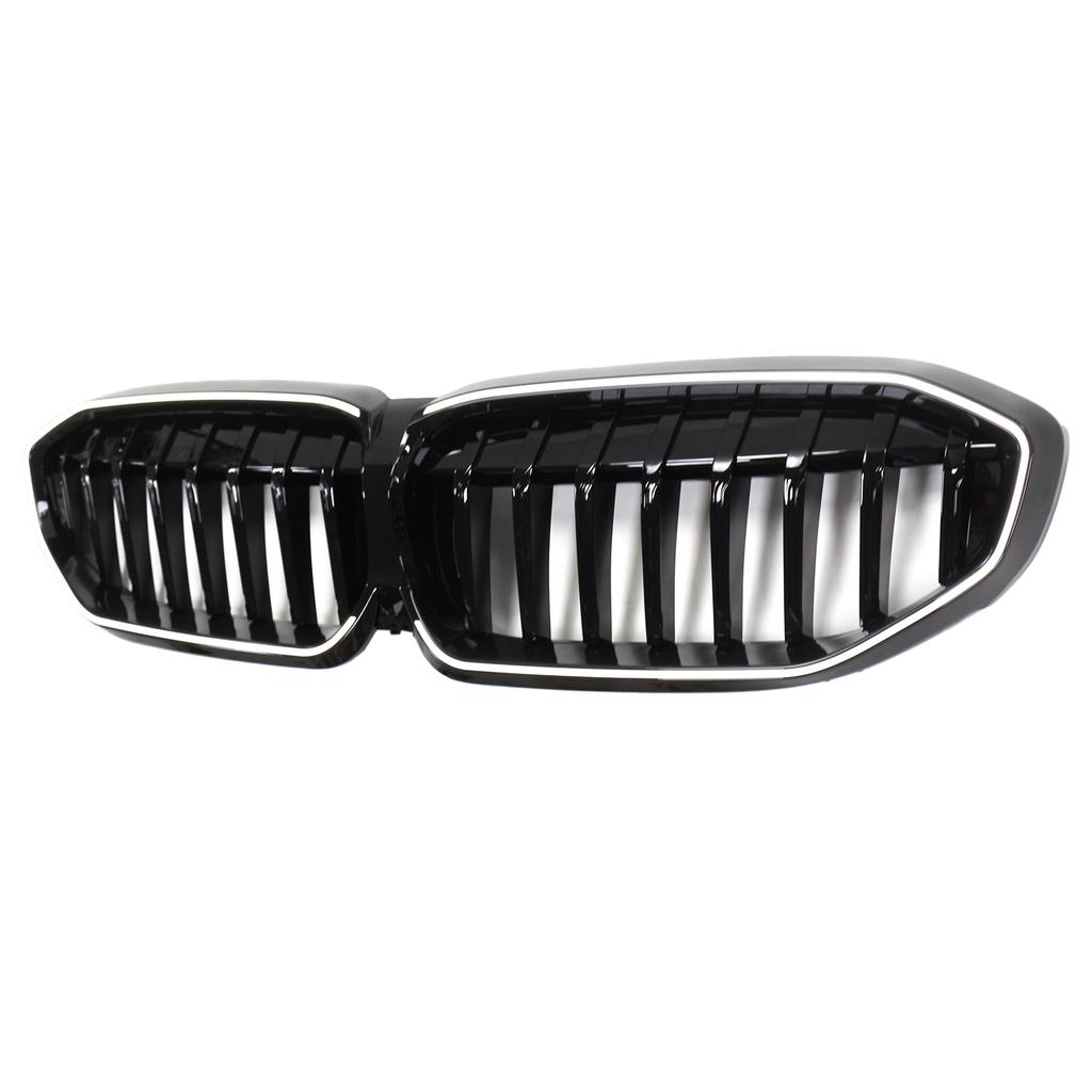 Glossy Black Kidney Grille Grill 51138072085 Fit for BMW 3 Series G20 2019-2022