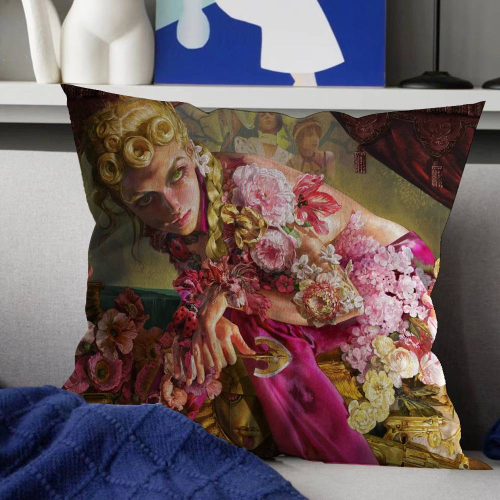 Anime JoJo Bizarre Adventure Retro Anime Cushion Cover Car Throw Pillow Case For Sofa Car Christmas Gift 40x40cm 45x45cm