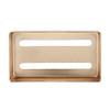Two Slot Metal Guitar Pickup Case Brass Humbucker Cover for Electric Guitars