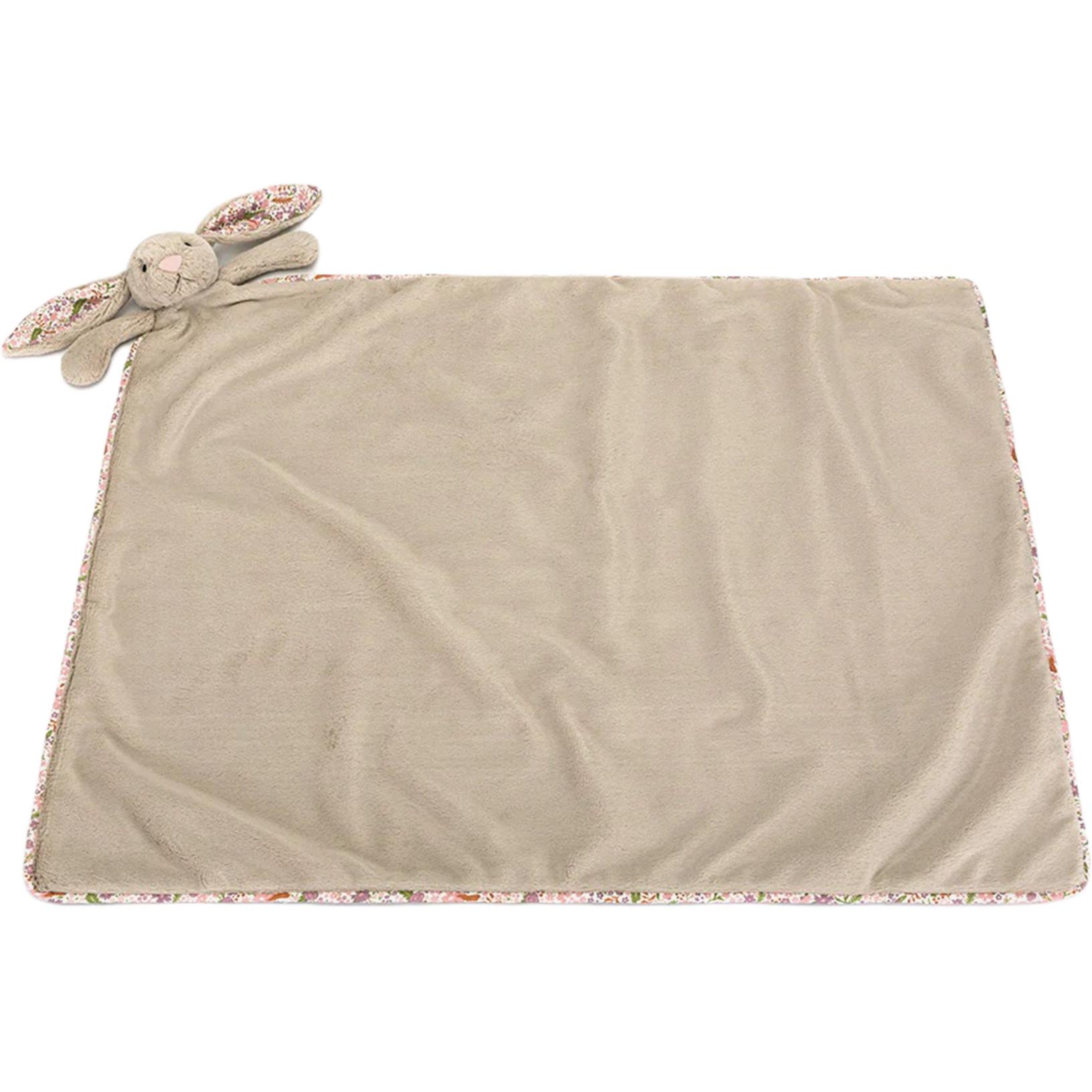

JELLYCAT Rabbit Petal Blanket Simple Blanket Beige 70*62cm 70*62cm бежевый
