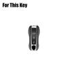 Genuine Leather Car Key Fob Case Cover For Porsche Cayenne Panamera Macan Taycan