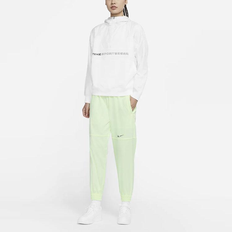 Nike Sportbekleidung Swoosh Logo Webmanschette Jogginghose Herren Unterteile Hellgelbgrün CZ8910-701