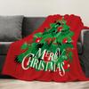 Weihnachten Kreative Überwurfdecke Flanelldruckdecke Superweich Kuschelig Sofadecke Nickerchen-Decke Wohndecke Perfektes Wohngeschenk für Sie