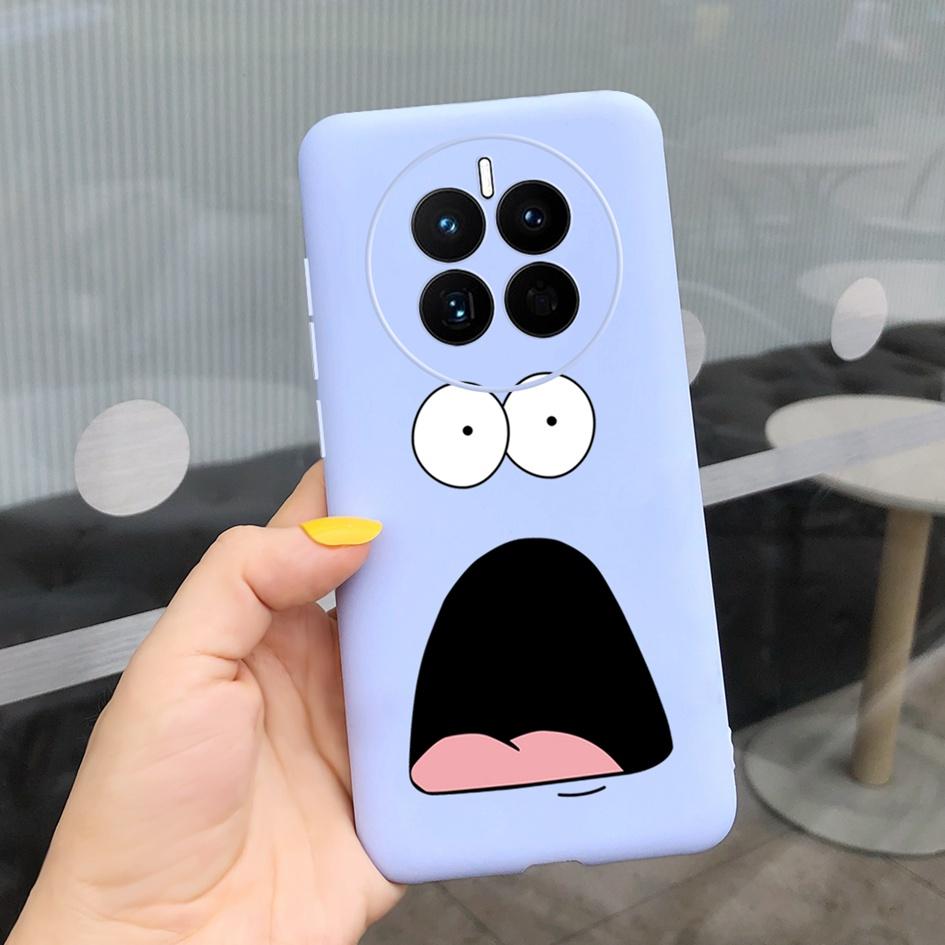 For Huawei Mate 50 Pro Case 2022 Cute Cartoon Cat Painted Soft TPU Protective Cover For Huawei Mate50 Pro DCO-LX9 CET-LX9 Fundas