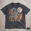 Three German Shepherd Moon Shirt, Funny German Shepherd Dog Tee, Vintage GSD Graphic Tshirt, German Shepherd Lover Gift, Dog Moon Shirt