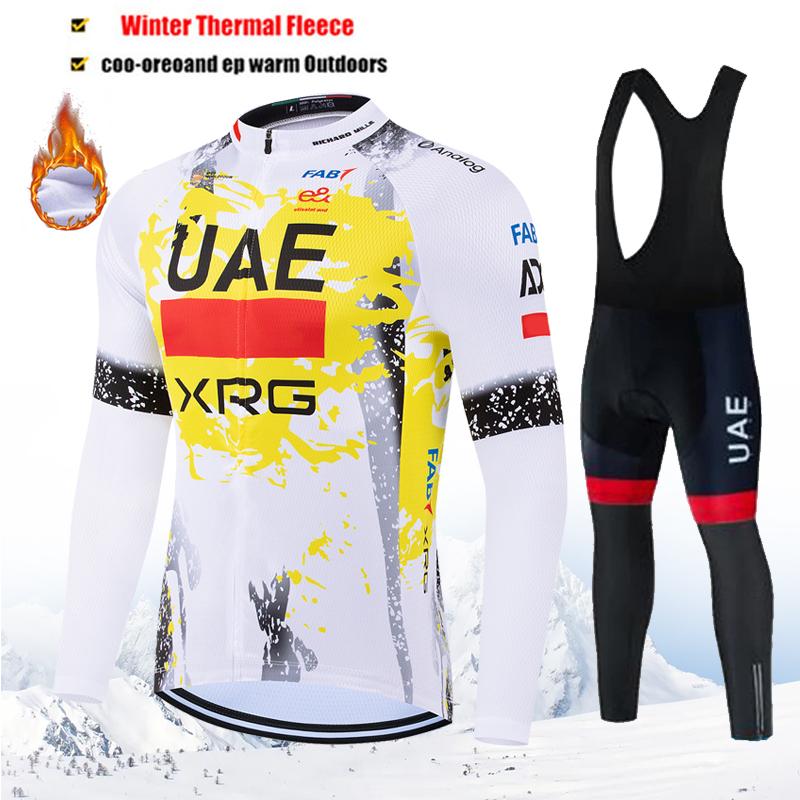 2026 Cycling Jersey Set Autumn Winter Cycling Jersey Bib Pants Set Men Long Sleeve Bicicleta Set MTB Road Bike Clothing Suit