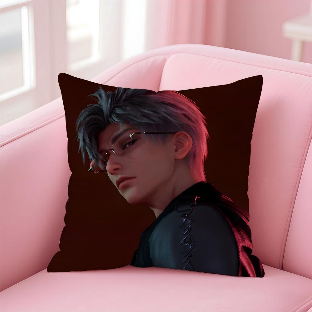 L-love and deepspace Cushion Cover Home & Car Multi-Scene Pillow Cover - Reversible, Soft & Durable for Daily Use