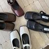French retro square head Mary Jane shoes women's autumn 2025 new models with skirts gentle word with flat shoes