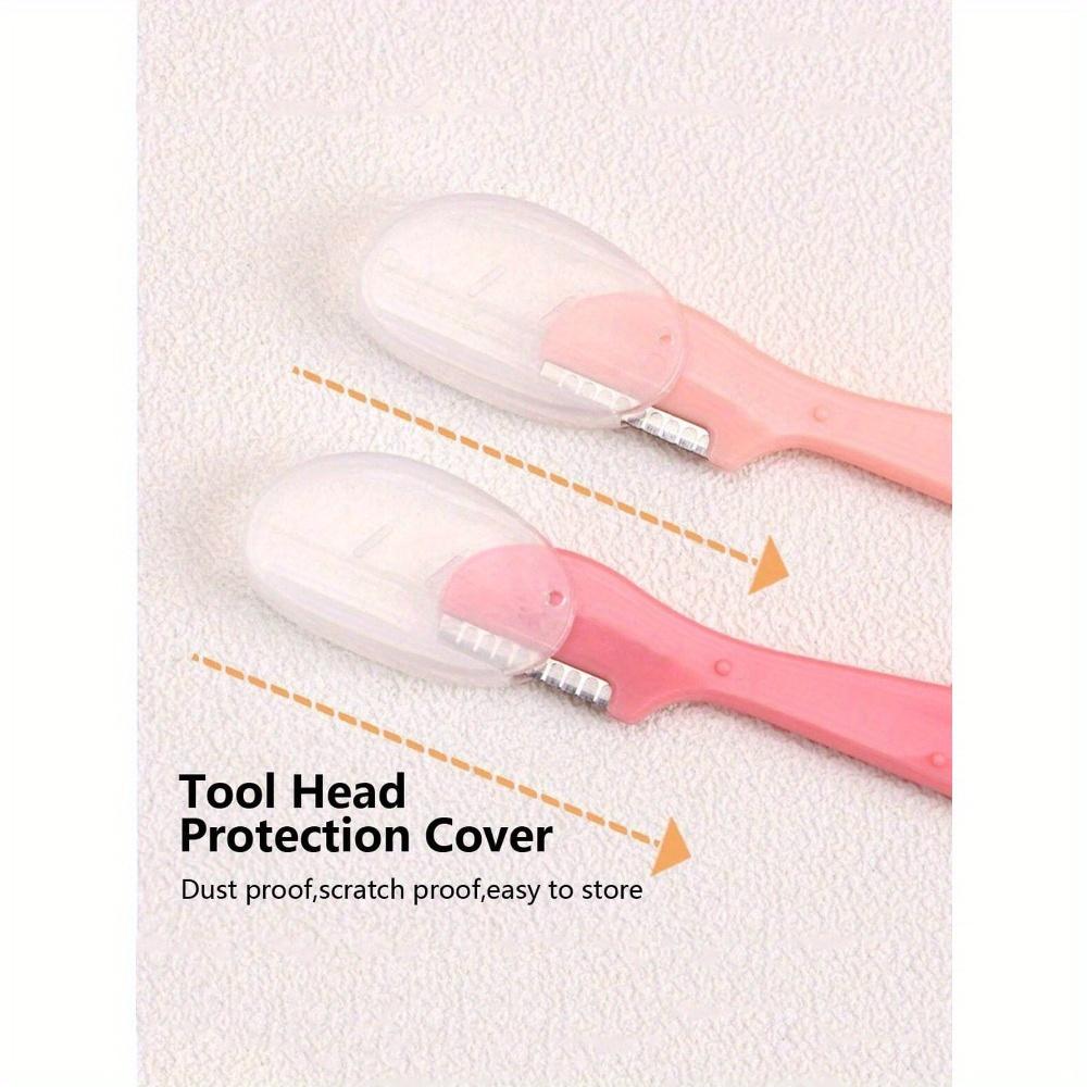 Straight Tip Eyebrow Trimmer Beauty Tools For Beginners, Anti-Scratch Eyebrow Razor, Hair Products And Accessories For Barber Salon Beauty