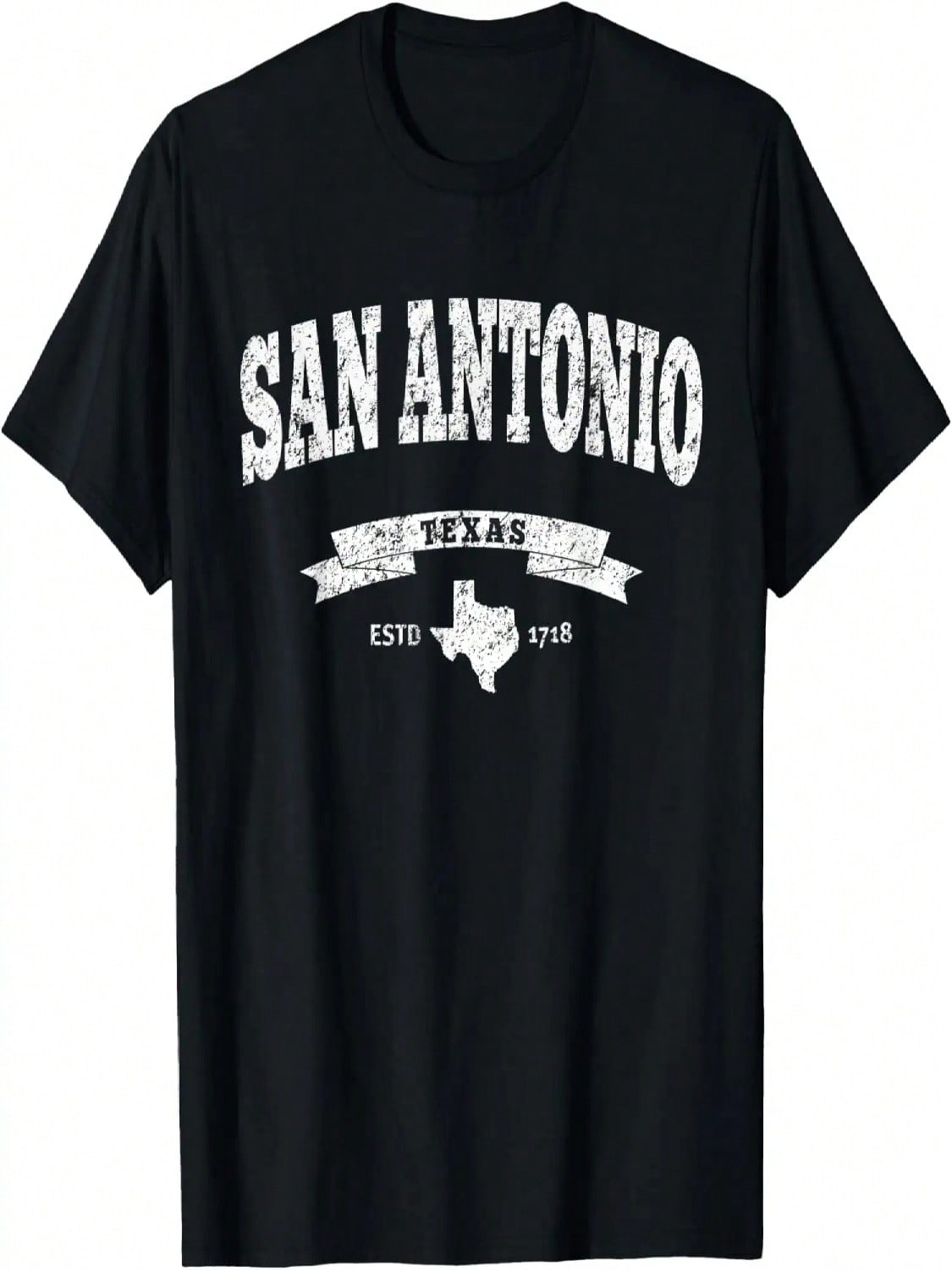 Vintage San Antonio Shirt Distressed Tee - TX Alamo City T-Shirt S