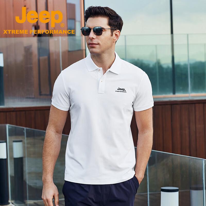 JEEP Men s Casual Breathable Short Sleeve Polo Shirt J222094591 S/165