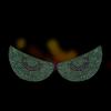 2pcs Diamond Crystal Car Body Devil Eyes Stickers Decal Decoration Car Accessories for Vehicle Body Sticker Windshield for Women