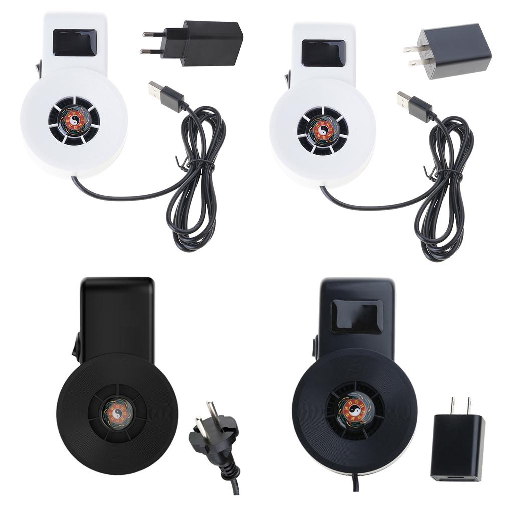 Small Aquarium Cooling Fan USB FishTank Clip On Cooling Fan Water Plant Cool Low Noise Marine Aquarium Clip Type