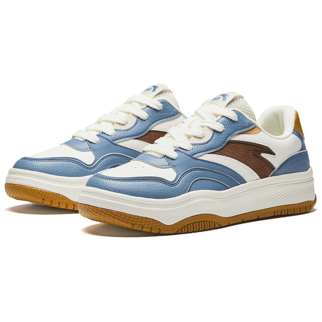 Anta Street Fun 2 Casual Lightweight High-Top Sneakers Men Sneakers White Blue Brown 912518077-9