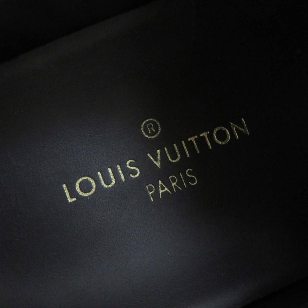Great LOUIS VUITTON sneakers Front row line Brown Monogram canvas Women 35.5 Used
