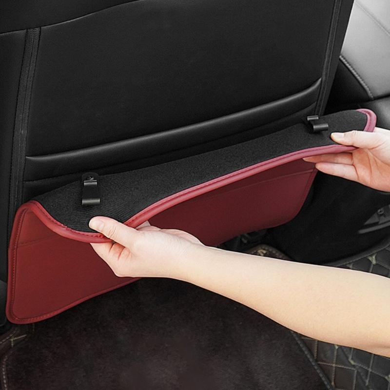 Easy Clean Waterproof Car Seat Protector Leather Cover Universal Car Seat Not Kick Mat Waterproof for Back Seats