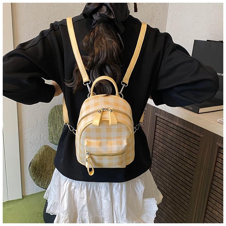 Reise-Doppelschulter-Kleintasche Damen 2025 neu klein und leicht Reise hoher Wert hohes Gefühl Nischen-Rucksack vielseitig