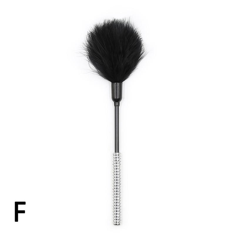Multi Color Variety Sexy Feather Tickled Whip Flirting Teasing Stimulating Kinky Paddle Whips BDSM Fetish Mischief Adult Sex