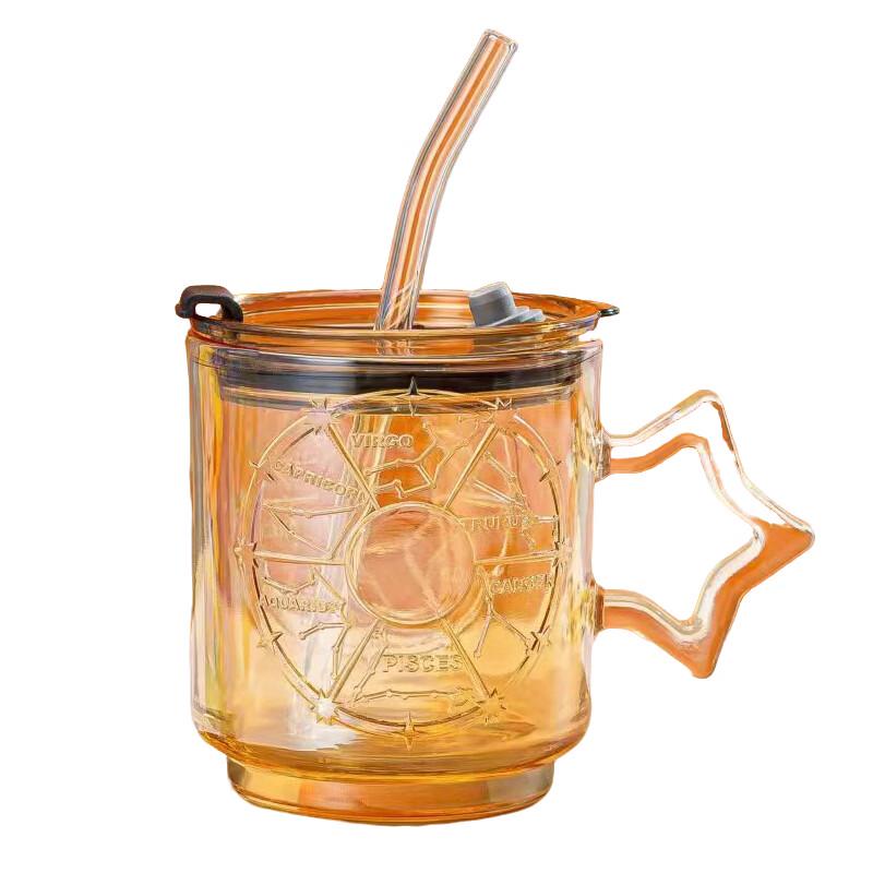 

Wan Ting WT-FX-6002 Lucky Star High Borosilicate Glass Straw Cup